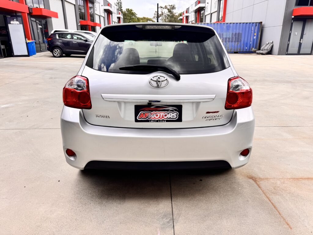 2012 Toyota Corolla Accents sport