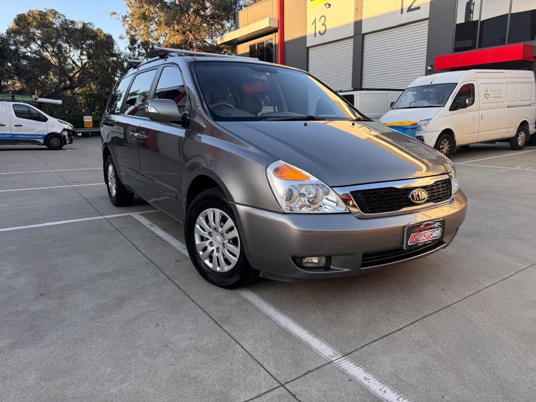 2010 Kia Carnival Platinum Wagon Petrol Automatic silver for sale at Fathi co PTY LTD image 1