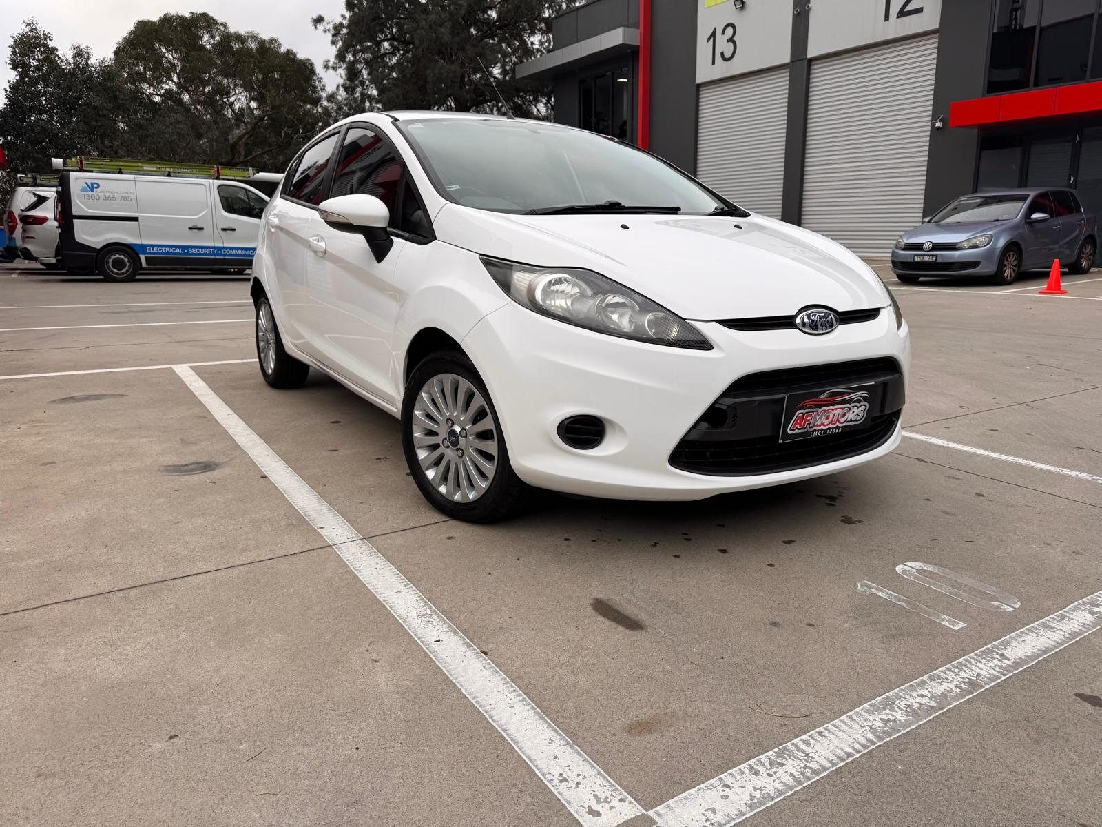2012 Ford Fiesta Hatchback/Liftback/Notchback Petrol Automatic white for sale at Fathi co PTY LTD image 1