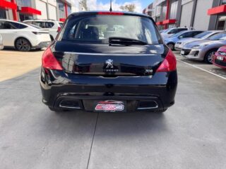 2012 Peugeot 308 Hatchback/Liftback/Notchback Petrol Manual black for sale at Fathi co PTY LTD image 4