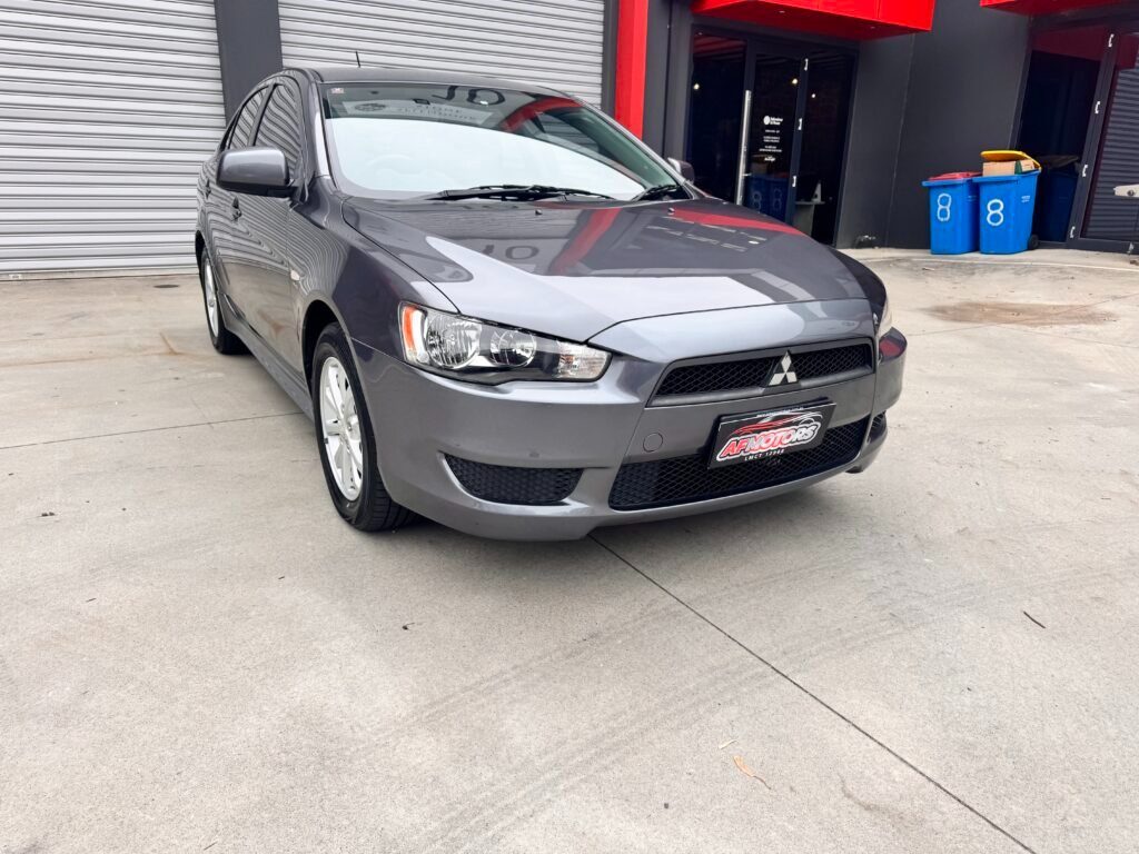 2010 Mitsubishi Lancer Lancer X Sedan Petrol Automatic grey for sale at Fathi co PTY LTD image 1