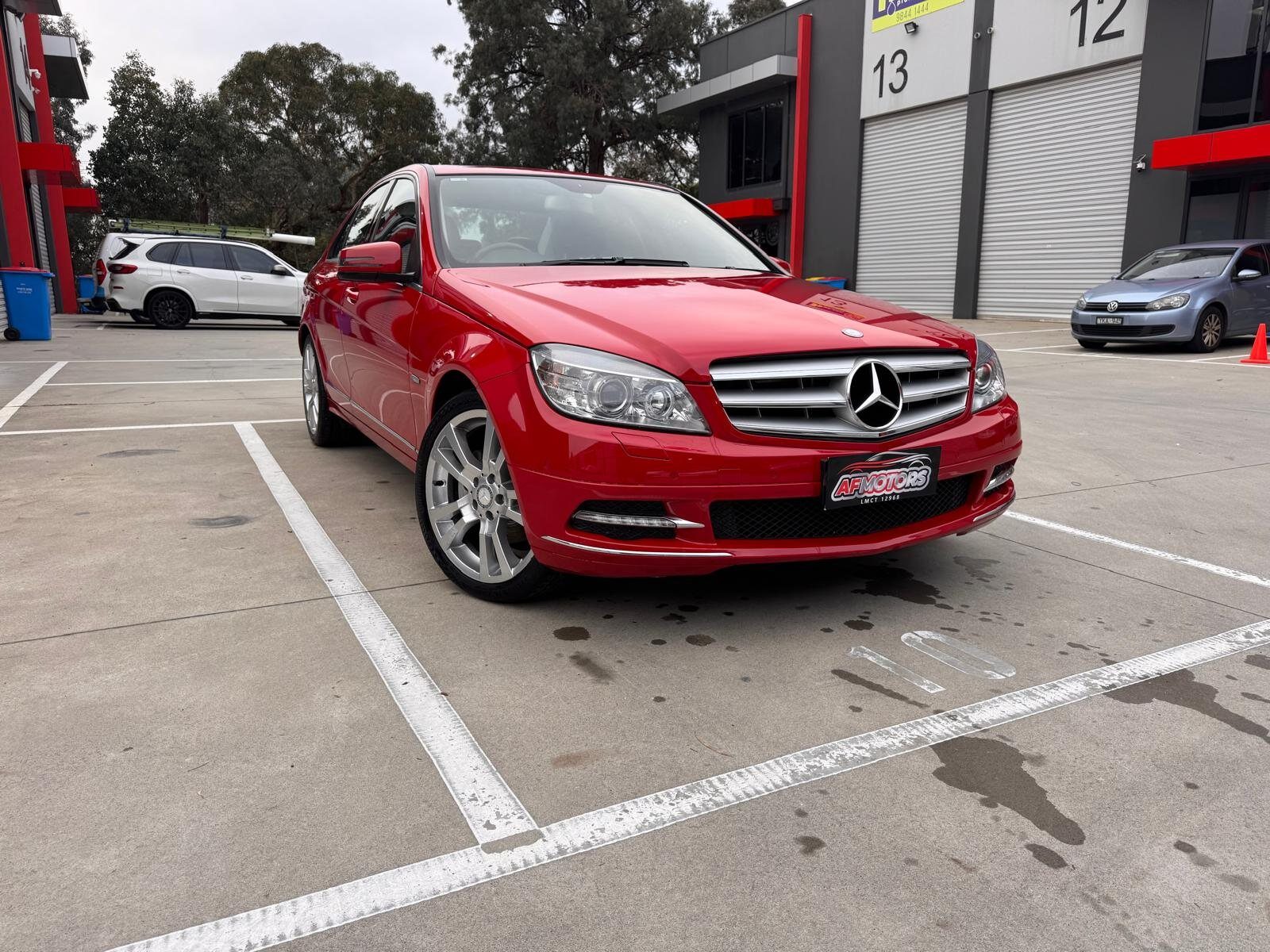 2010 Mercedes-Benz C 250 CGI Sedan/Saloon Petrol Automatic red for sale at Fathi co PTY LTD image 1