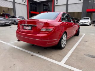 2010 Mercedes-Benz C 250 CGI Sedan/Saloon Petrol Automatic red for sale at Fathi co PTY LTD image 3