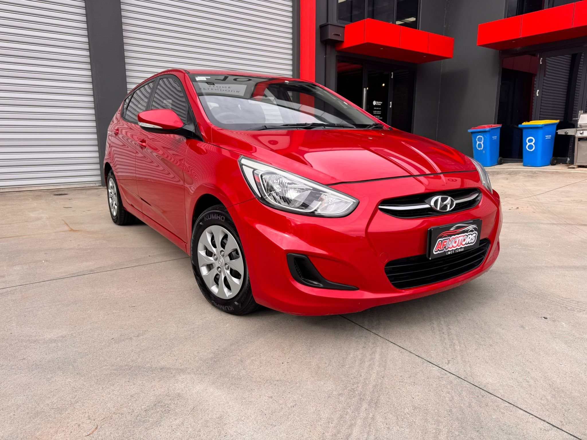 2014 Hyundai Accent 5DR GS / 4DR GLS Hatchback/Liftback/Notchback Petrol Automatic red for sale at Fathi co PTY LTD image 1