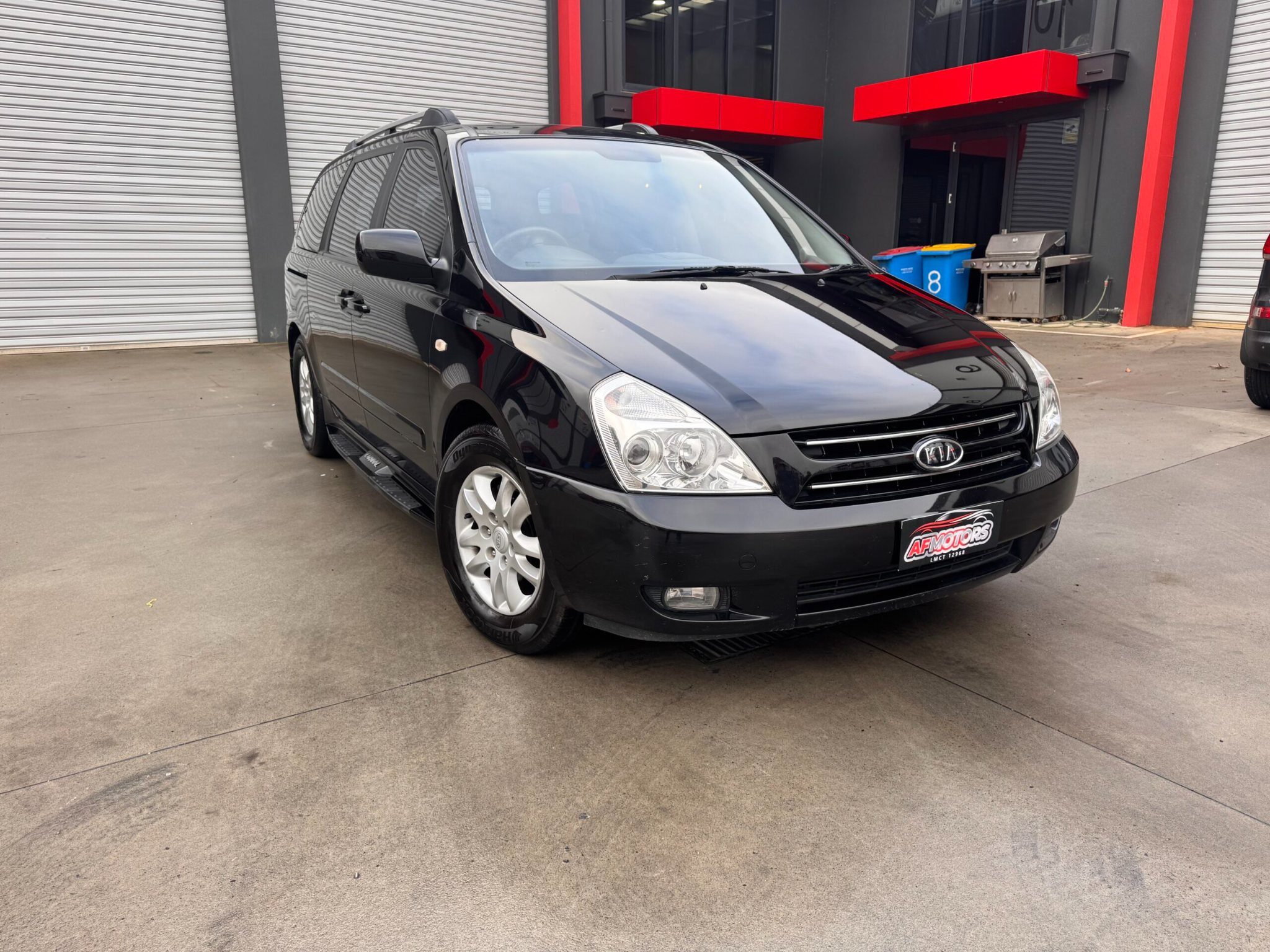 2008 Kia Carnival minivan Petrol Automatic black for sale at Fathi co PTY LTD image 1